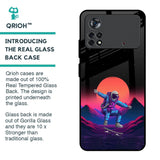 Retro Astronaut Glass Case for Poco X4 Pro 5G