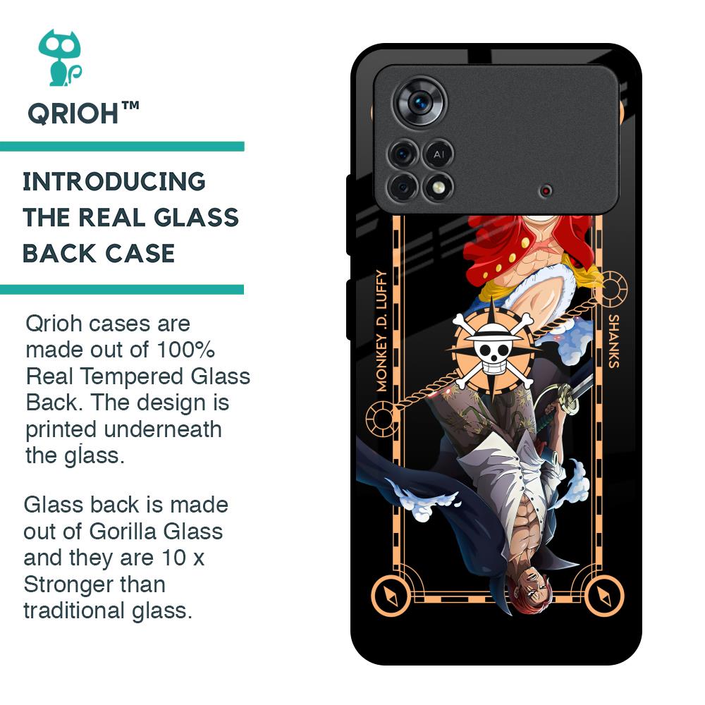 Shanks & Luffy Glass Case for Poco X4 Pro 5G