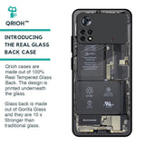 Skeleton Inside Glass Case for Poco X4 Pro 5G