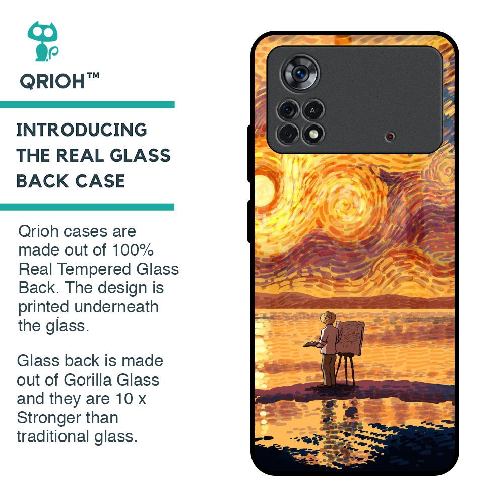 Sunset Vincent Glass Case for Poco X4 Pro 5G
