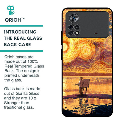 Sunset Vincent Glass Case for Poco X4 Pro 5G