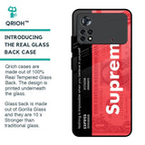 Supreme Ticket Glass Case for Poco X4 Pro 5G