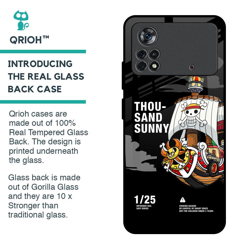 Thousand Sunny Glass Case for Poco X4 Pro 5G