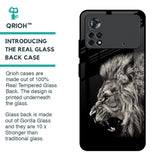 Brave Lion Glass Case for Poco X4 Pro 5G