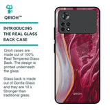 Crimson Ruby Glass Case for Poco X4 Pro 5G