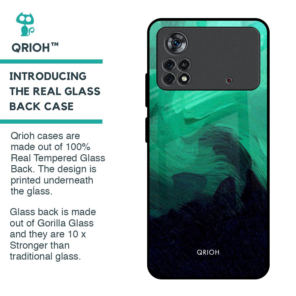 Scarlet Amber Glass Case for Poco X4 Pro 5G