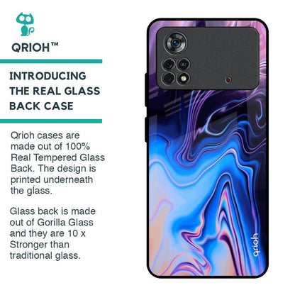 Psychic Texture Glass Case for Poco X4 Pro 5G