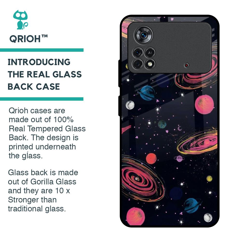Galaxy In Dream Glass Case For Poco X4 Pro 5G