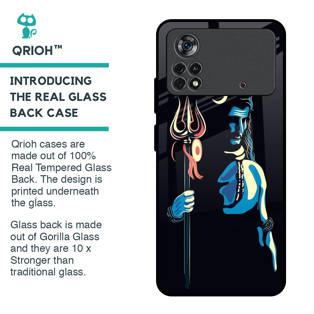 Mahakal Glass Case For Poco X4 Pro 5G