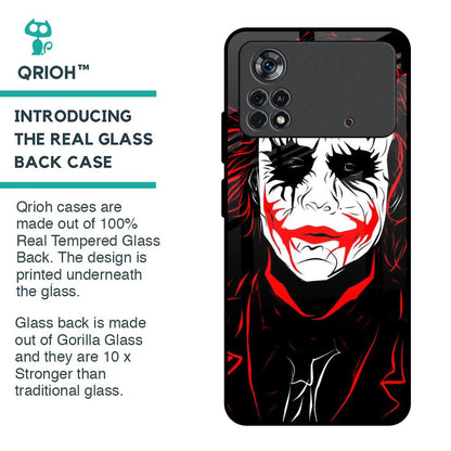 Life In Dark Glass Case For Poco X4 Pro 5G