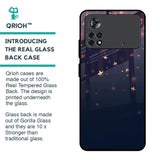 Falling Stars Glass Case For Poco X4 Pro 5G