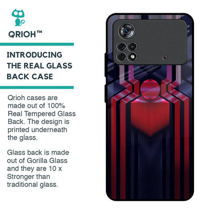 Super Art Logo Glass Case For Poco X4 Pro 5G