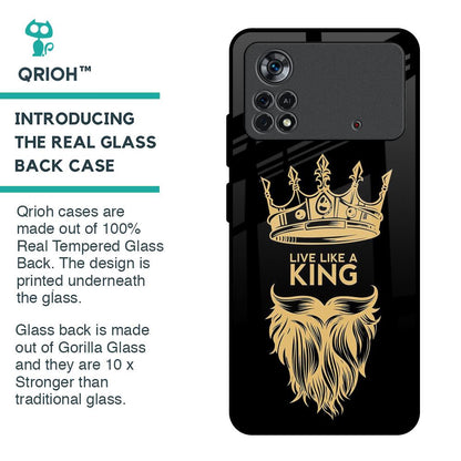 King Life Glass Case For Poco X4 Pro 5G