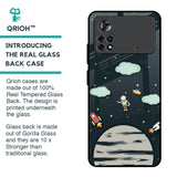 Astronaut Dream Glass Case For Poco X4 Pro 5G