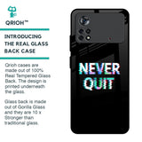 Never Quit Glass Case For Poco X4 Pro 5G
