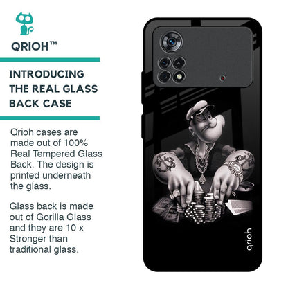 Gambling Problem Glass Case For Poco X4 Pro 5G