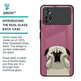 Funny Pug Face Glass Case For Poco X4 Pro 5G