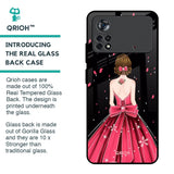 Fashion Princess Glass Case for Poco X4 Pro 5G