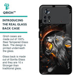 Aggressive Lion Glass Case for Poco X4 Pro 5G