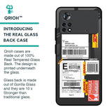 Cool Barcode Label Glass Case For Poco X4 Pro 5G