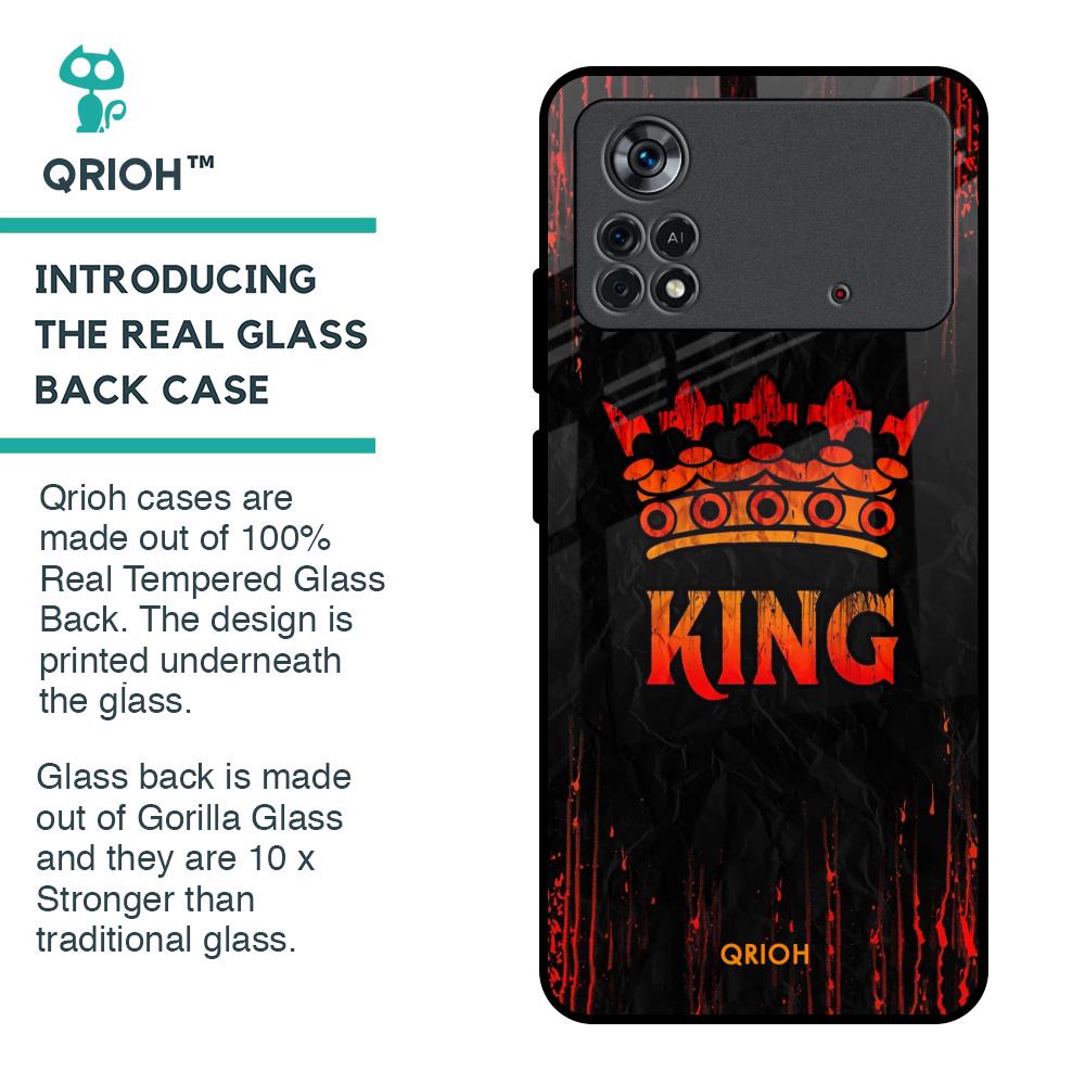 Royal King Glass Case for Poco X4 Pro 5G