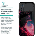 Moon Wolf Glass Case for Poco X4 Pro 5G