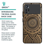 Luxury Mandala Glass Case for Poco X4 Pro 5G