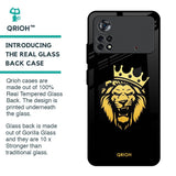 Lion The King Glass Case for Poco X4 Pro 5G