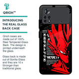 Red Vegeta Glass Case for Poco X4 Pro 5G