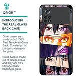 Anime Eyes Glass Case for Poco X4 Pro 5G