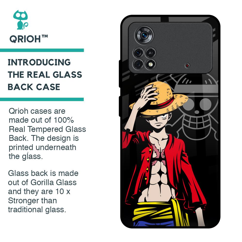 Hat Crew Glass Case for Poco X4 Pro 5G