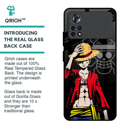 Hat Crew Glass Case for Poco X4 Pro 5G