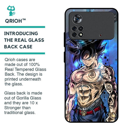 Branded Anime Glass Case for Poco X4 Pro 5G