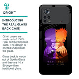 Minimalist Anime Glass Case for Poco X4 Pro 5G
