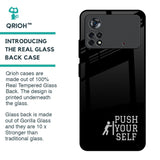 Push Your Self Glass Case for Poco X4 Pro 5G
