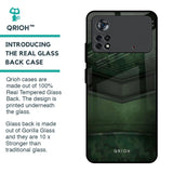 Green Leather Glass Case for Poco X4 Pro 5G