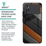 Tri Color Wood Glass Case for Poco X4 Pro 5G