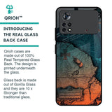 Geographical Map Glass Case for Poco X4 Pro 5G