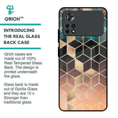 Bronze Texture Glass Case for Poco X4 Pro 5G