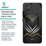 Black Warrior Glass Case for Poco X4 Pro 5G