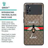Blind For Love Glass Case for Poco X4 Pro 5G