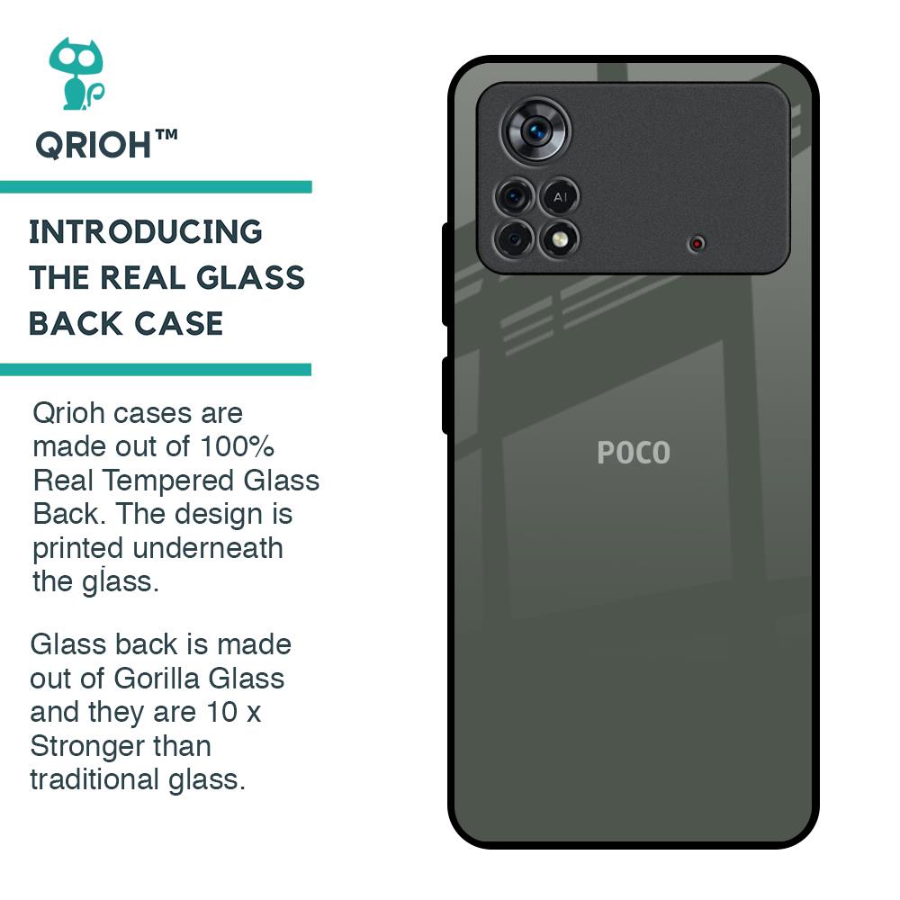 Charcoal Glass Case for Poco X4 Pro 5G