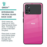 Pink Ribbon Caddy Glass Case for Poco X4 Pro 5G