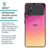Geometric Pink Diamond Glass Case for Poco X4 Pro 5G