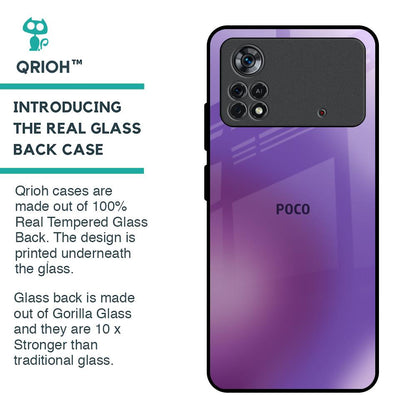 Ultraviolet Gradient Glass Case for Poco X4 Pro 5G