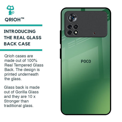 Green Grunge Texture Glass Case for Poco X4 Pro 5G