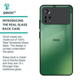 Green Grunge Texture Glass Case for Poco X4 Pro 5G