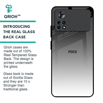 Zebra Gradient Glass Case for Poco X4 Pro 5G