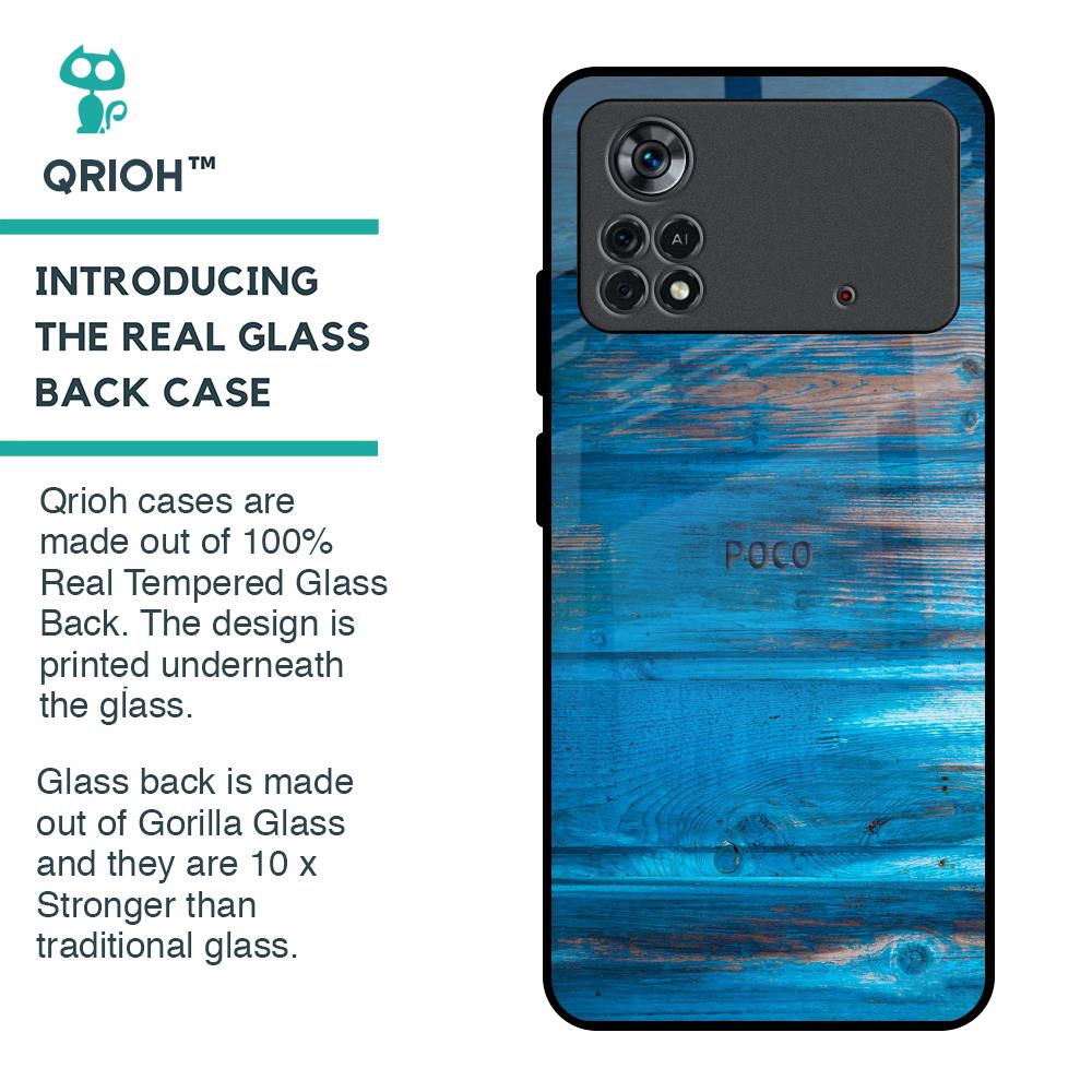 Patina Finish Glass case for Poco X4 Pro 5G