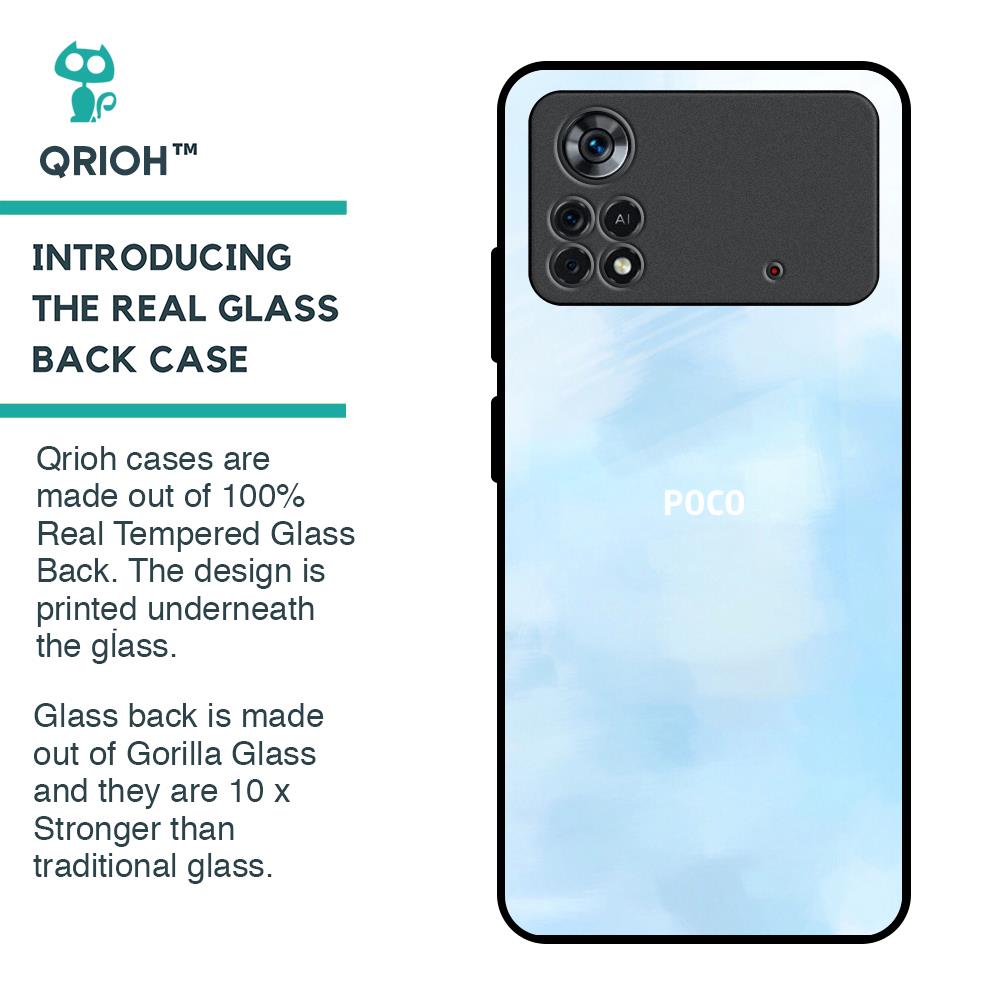 Bright Sky Glass Case for Poco X4 Pro 5G